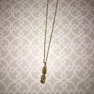 gold pineapple necklace